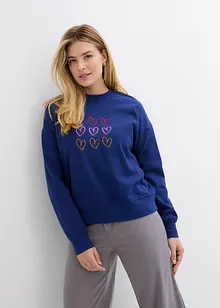 Sweatshirt i bomullsmiks, bonprix