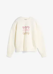 Sweatshirt i bomullsmiks, bonprix