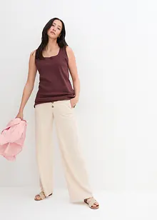 Lang singlet i 100% bomull, bonprix