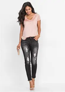 T-skjorte i myk viskose, bonprix