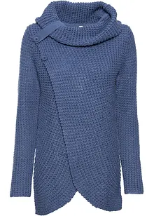 Strikket genser med knapper, bonprix
