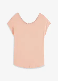 Topp med heklet innfelling, bonprix