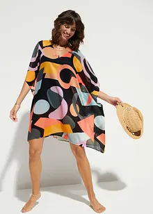 Strandtunika i transparent materiale, bonprix