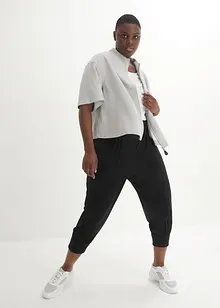 Loungewear capri-haremsbukse, bonprix
