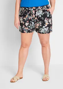 Jerseyshorts i elastisk bomullsmiks (2-pack), bonprix