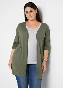 Lang, åpen cardigan, bonprix