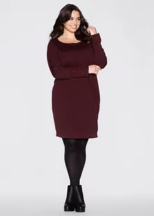 Strikkekjole i ledig snitt, bonprix