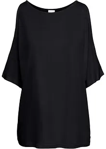 Cold shoulder-topp i viskose, bonprix
