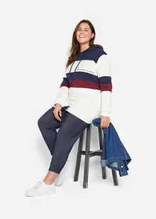 Ankellang sweatbukse i jeans look, bonprix