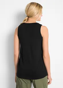 Lang bomullstopp med blonde, bonprix