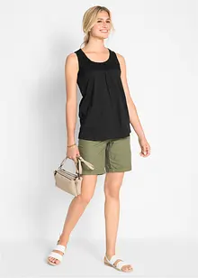 Lang bomullstopp med blonde, bonprix