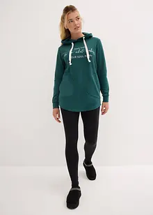 Joggedress med lang sweatshirt og leggings (2-delt sett), bonprix
