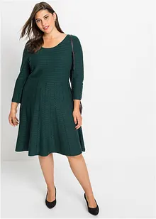 Strikkekjole i myk viskosemiks, bonprix