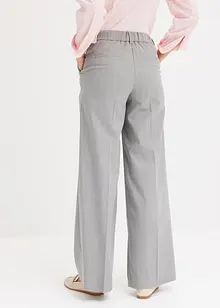 Vid bukse med nålestripe-mønster, bonprix