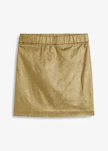 Skjørt i materiale med metallfibre, bonprix