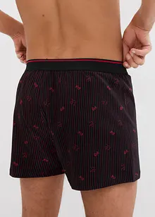 Boksershorts i trikotmateriale og vid modell (3-pack), bonprix