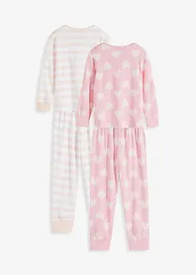 Pyjamas med økologisk bomull (4-delt sett), bonprix