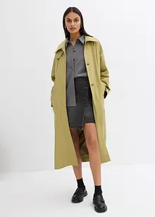 Oversized, vendbar bluse med viskose, bonprix