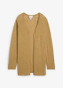Cardigan i 100% bomullsslub, bonprix