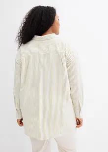 Skjortebluse med stripemønster, bonprix