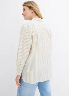 Skjortebluse med stripemønster, bonprix