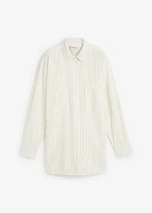 Skjortebluse med stripemønster, bonprix