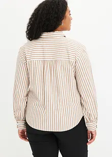 Skjortebluse med stripemønster, bonprix