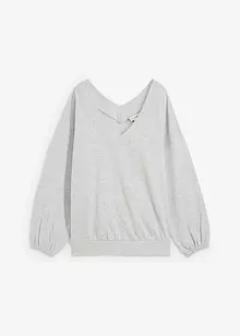 Oversized sweatshirt i myk bomullsmiks, bonprix