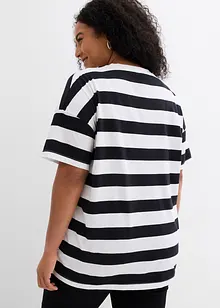 Oversized topp i ren økologisk bomull, bonprix