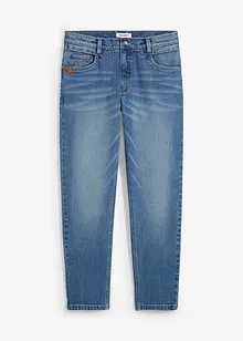 Relaxed Fit-jeans i formstabil, slitesterk denim med stretch, tapered, bonprix