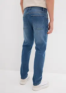 Relaxed Fit-jeans i formstabil, slitesterk denim med stretch, tapered, bonprix