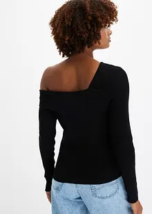 Off shoulder-genser i kort modell, bonprix