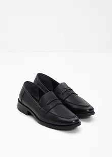 Loafers i skinn, bonprix