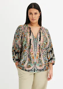 Mønstret bluse, bonprix