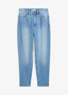 Mom-jeans High Waist, Low Stretch, cropped, bonprix