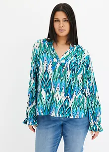 Mønstret bluse, bonprix