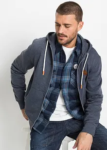 Hettejakke med detaljer i imitert skinn, bonprix