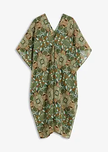 Oversized strandtunika i lett chiffon, bonprix