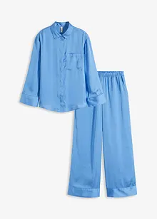 Oversized pyjamas i sateng, bonprix