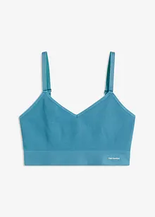 Feel Comfort Seamless-BH-topp i ribbemateriale, bonprix