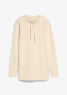 Sweatshirt med snøring, bonprix