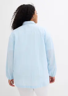 Oversized bluse i bomullspoplin, bonprix