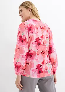 Vid bluse i ren bomull, bonprix