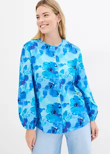 Vid bluse i ren bomull, bonprix