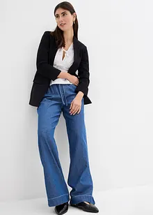 Wide Leg-jeans, Mid Waist, komfortlinning, bonprix