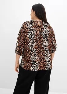 Bluse i lett viskosemiks, bonprix