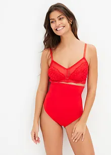 Highwaist shape-truse med blonder, sterkt formende, bonprix