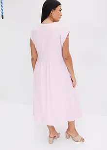 Jerseykjole i utskrådd modell med twist-detalj, bonprix