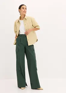 Skjortejakke med korte ermer, bonprix