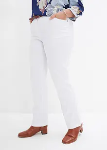 Bukse i bengalin med stretch og komfortlinning, Straight, bonprix